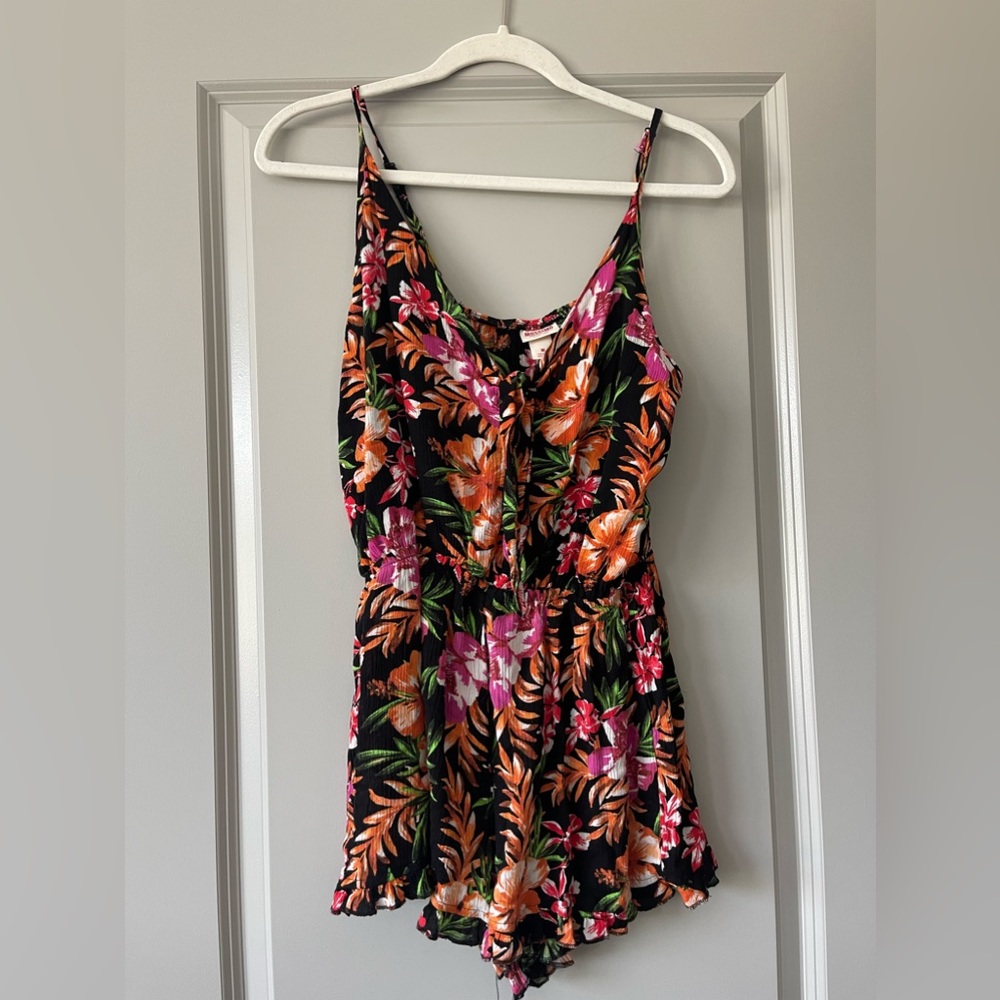 Mossimo Tropical Print Romper